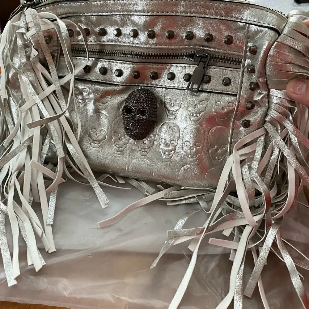 Fringed Skull Handbag   - Picture 3 of 6